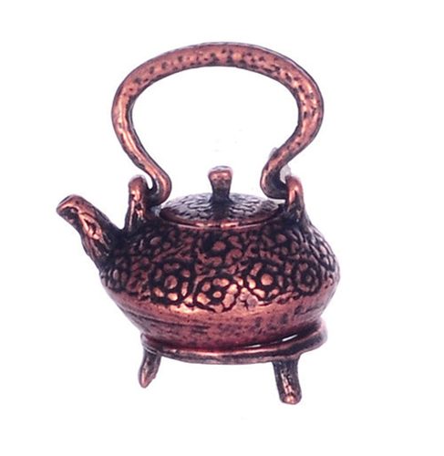 Antique Copper Teapot